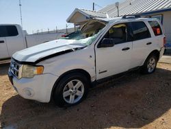 Salvage cars for sale from Copart Andrews, TX: 2008 Ford Escape HEV
