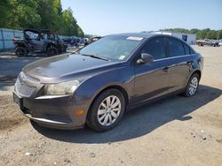 Chevrolet salvage cars for sale: 2011 Chevrolet Cruze LT