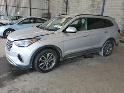 Salvage cars for sale at auction: 2017 Hyundai Santa FE SE