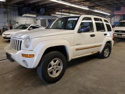 Salvage cars for sale from Copart Wheeling, IL: 2002 Jeep Liberty Limited