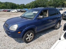 Salvage cars for sale at North Billerica, MA auction: 2007 Hyundai Tucson GLS