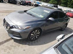 Salvage cars for sale at Glassboro, NJ auction: 2021 Nissan Sentra SV