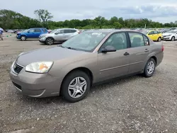 Chevrolet Malibu LS salvage cars for sale: 2008 Chevrolet Malibu LS