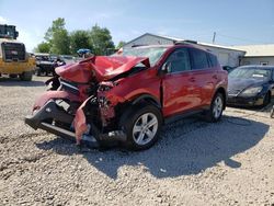 Salvage cars for sale at Pekin, IL auction: 2013 Toyota Rav4 XLE