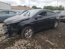 Salvage cars for sale from Copart Columbus, OH: 2019 Hyundai Elantra SEL