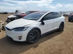 Salvage cars for sale at Brighton, CO auction: 2020 Tesla Model X