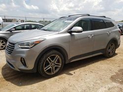 Salvage cars for sale from Copart Houston, TX: 2017 Hyundai Santa FE SE Ultimate