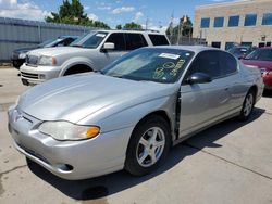 Chevrolet Montecarlo salvage cars for sale: 2005 Chevrolet Monte Carlo LS