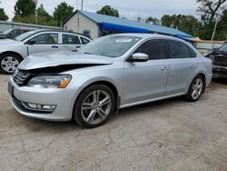 Salvage cars for sale from Copart Wichita, KS: 2015 Volkswagen Passat SEL