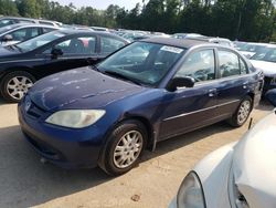 Salvage cars for sale from Copart Sandston, VA: 2004 Honda Civic LX