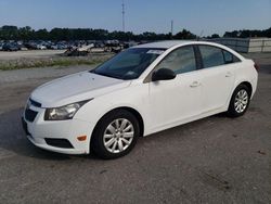 Salvage cars for sale from Copart Dunn, NC: 2011 Chevrolet Cruze LS