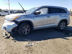 Salvage cars for sale from Copart San Martin, CA: 2015 Toyota Highlander XLE
