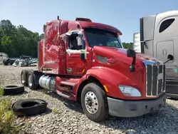 Salvage trucks for sale at Florence, MS auction: 2015 Peterbilt 579