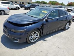 Salvage cars for sale from Copart Wilmer, TX: 2017 Chevrolet Malibu LT