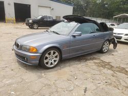 Salvage cars for sale at Austell, GA auction: 2000 BMW 323 CI