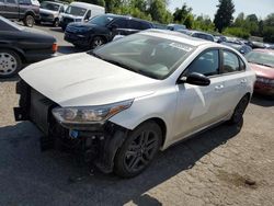 Salvage cars for sale from Copart Portland, OR: 2021 KIA Forte GT Line