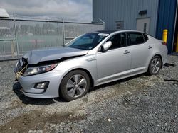 Salvage cars for sale at Elmsdale, NS auction: 2015 KIA Optima Hybrid