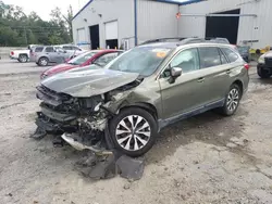 Salvage cars for sale at Savannah, GA auction: 2015 Subaru Outback 3.6R Limited