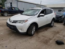 Salvage cars for sale from Copart Pekin, IL: 2013 Toyota Rav4 Limited