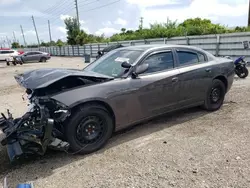 Salvage cars for sale at Miami, FL auction: 2021 Dodge Charger Police