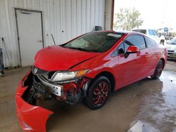 Honda Civic LX salvage cars for sale: 2012 Honda Civic LX