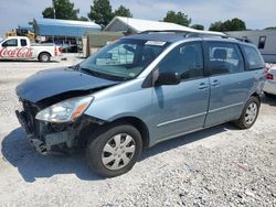 Salvage cars for sale from Copart Prairie Grove, AR: 2005 Toyota Sienna CE