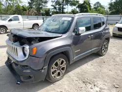 Jeep salvage cars for sale: 2018 Jeep Renegade Limited