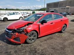 Chevrolet Cruze LT salvage cars for sale: 2019 Chevrolet Cruze LT