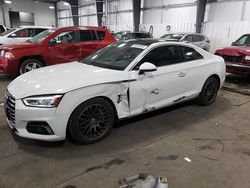 Salvage cars for sale from Copart Ham Lake, MN: 2018 Audi A5 Premium Plus