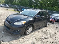 Salvage cars for sale from Copart Candia, NH: 2009 Toyota Corolla Matrix S