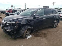 Salvage cars for sale from Copart Chicago Heights, IL: 2016 Acura MDX Technology