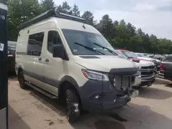 Salvage trucks for sale at Eldridge, IA auction: 2021 Mercedes-Benz Sprinter 2500