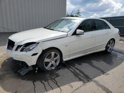 Mercedes-Benz salvage cars for sale: 2012 Mercedes-Benz E 350 4matic