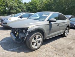 Salvage cars for sale at Austell, GA auction: 2023 Audi Q5 Sportback PRM PLS 45