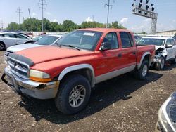 Salvage cars for sale from Copart Columbus, OH: 2001 Dodge Dakota Quattro