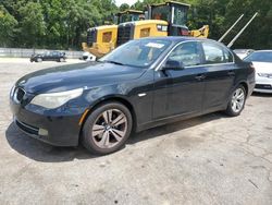 Salvage cars for sale at Austell, GA auction: 2010 BMW 528 I
