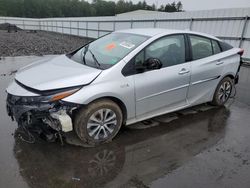 Salvage cars for sale from Copart Windham, ME: 2017 Toyota Prius Prime