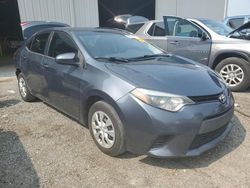 Salvage cars for sale from Copart Jacksonville, FL: 2016 Toyota Corolla L