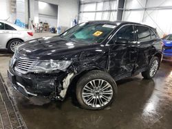 Salvage cars for sale from Copart Ham Lake, MN: 2017 Lincoln MKX Reserve