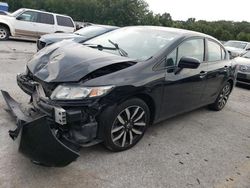 Honda salvage cars for sale: 2015 Honda Civic EXL