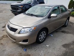 Salvage cars for sale from Copart Louisville, KY: 2009 Toyota Corolla Base