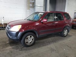 Salvage cars for sale at Ham Lake, MN auction: 2002 Honda CR-V EX