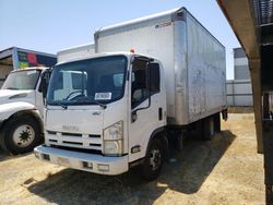 Salvage trucks for sale at Sacramento, CA auction: 2015 Isuzu NPR HD