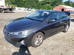 Salvage cars for sale at Mendon, MA auction: 2020 Hyundai Elantra SEL