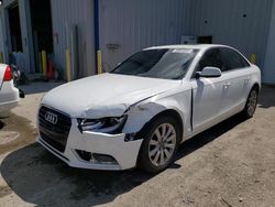 Salvage cars for sale from Copart Rogersville, MO: 2013 Audi A4 Premium