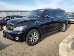 Salvage cars for sale from Copart Kansas City, KS: 2014 Infiniti QX80