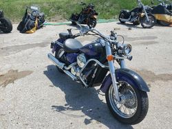 Salvage motorcycles for sale at Bridgeton, MO auction: 2004 Honda VT750 CA