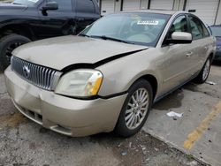 Salvage cars for sale from Copart Louisville, KY: 2005 Mercury Montego Premier