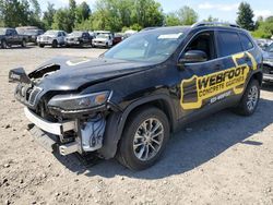 Salvage cars for sale at Portland, OR auction: 2019 Jeep Cherokee Latitude Plus