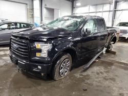 Salvage cars for sale from Copart Ham Lake, MN: 2017 Ford F150 Super Cab